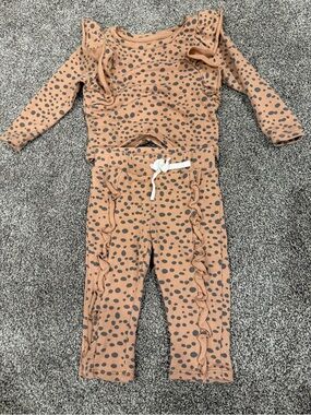 Grayson mini leopard matching set 18M